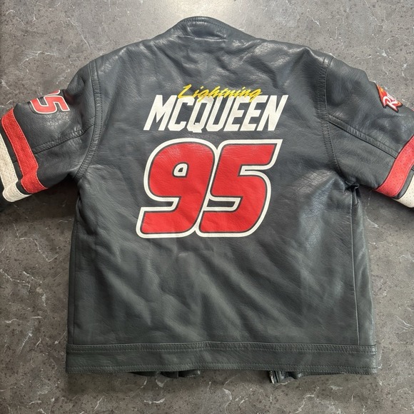 Disney Lightning McQueen Cars‎ Vintage Zip Jacket Boys Size 4. - Picture 8 of 10